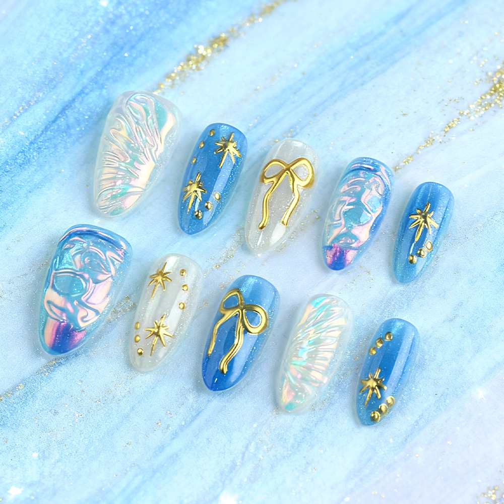 Nail Art Full Cat Eye - 24Pcs fake nail art, daily nail