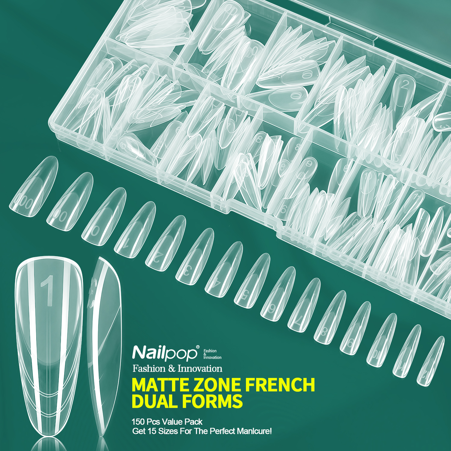 Nail Art Zone - Nailpop French Zone Dual Nail Forms