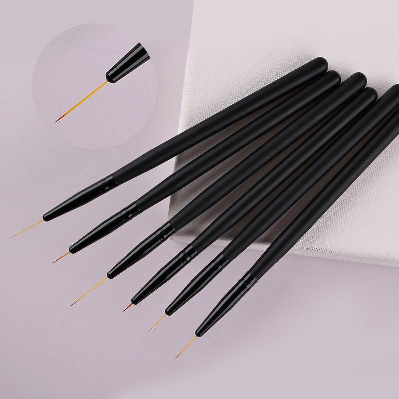 Nail Art Zone - Sweet-Z 6/9/12/15/18/24mm 5pcs Fine Liner Brush