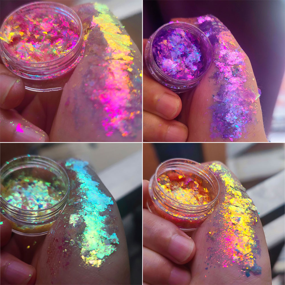 Sparkly Chameleon Nail Opal Fl - Nail Glitter Chrome review and price