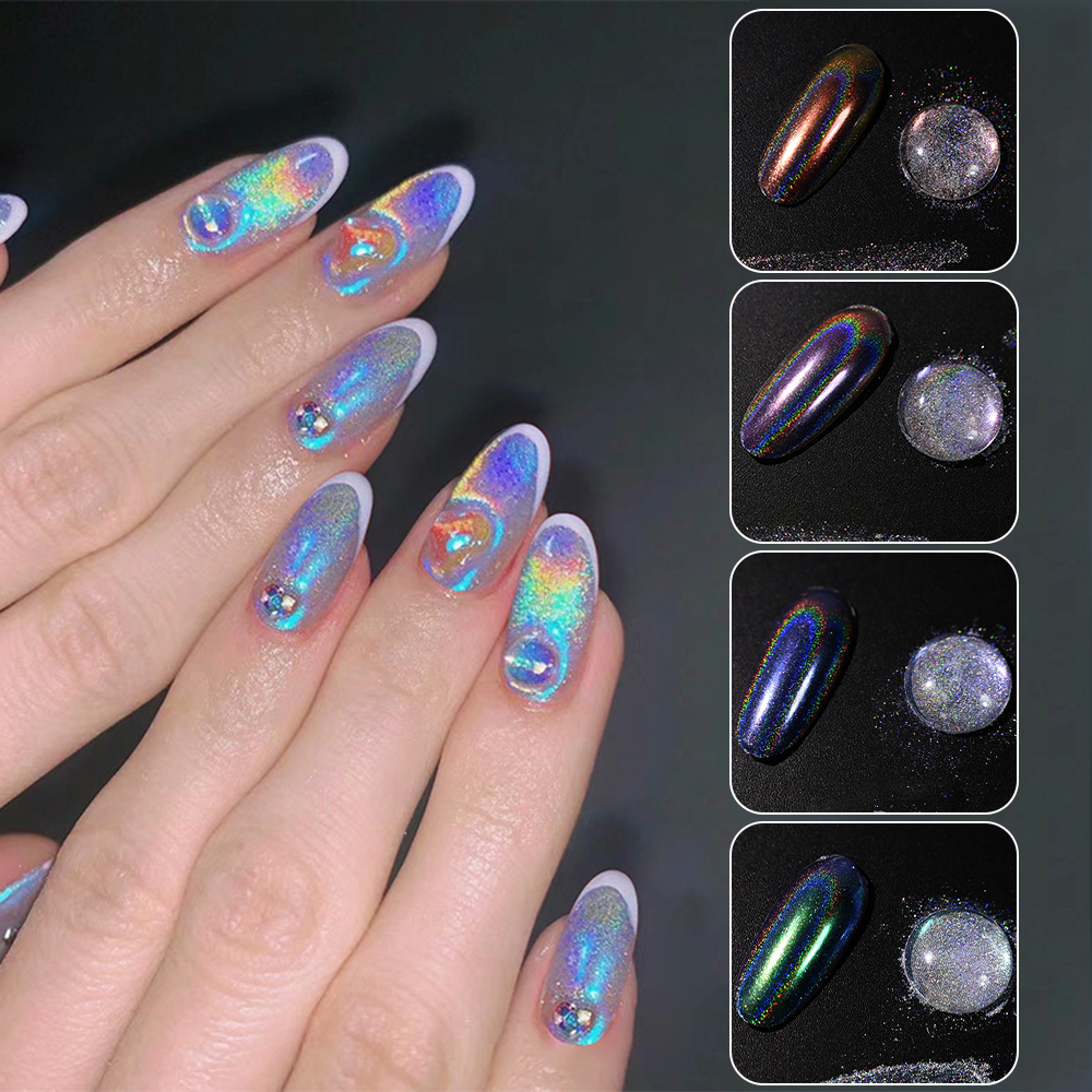 1bottle Holographic Chrome Nai - Nail Glitter Chrome review and price