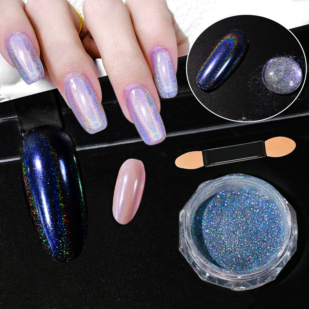 1bottle Holographic Chrome Nai - Nail Glitter Chrome review and price