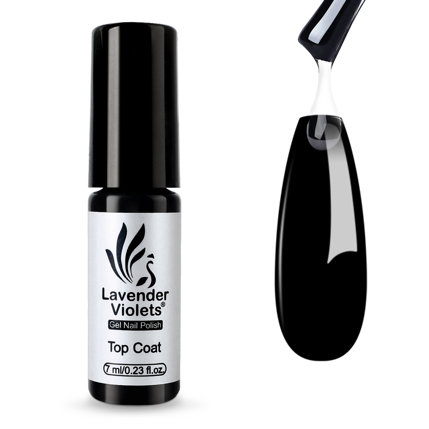 7ml Glossy No Wipe Top Coat, S - Nail Art Violet review and price