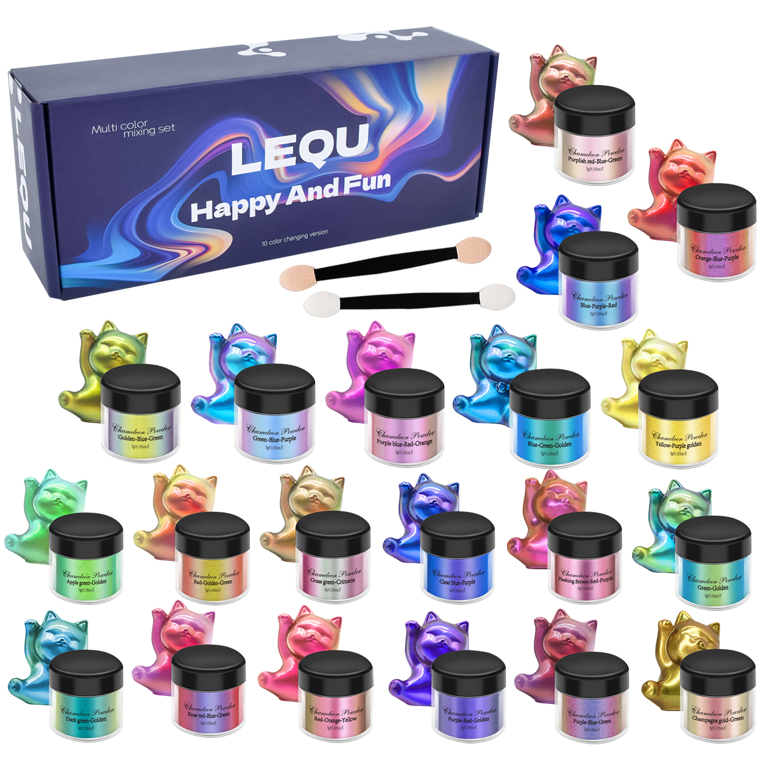1 Set Chameleon Powder Nail Ch - Nail Glitter Chrome review and price