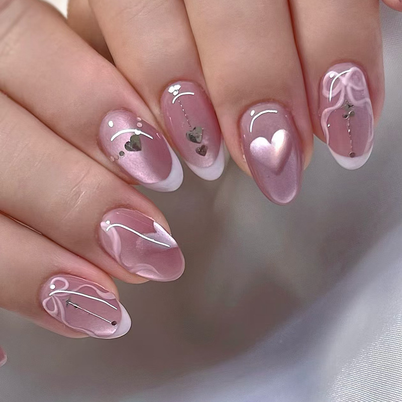24pcs Gilded Flower Press on N - Nail Art Simple review and price