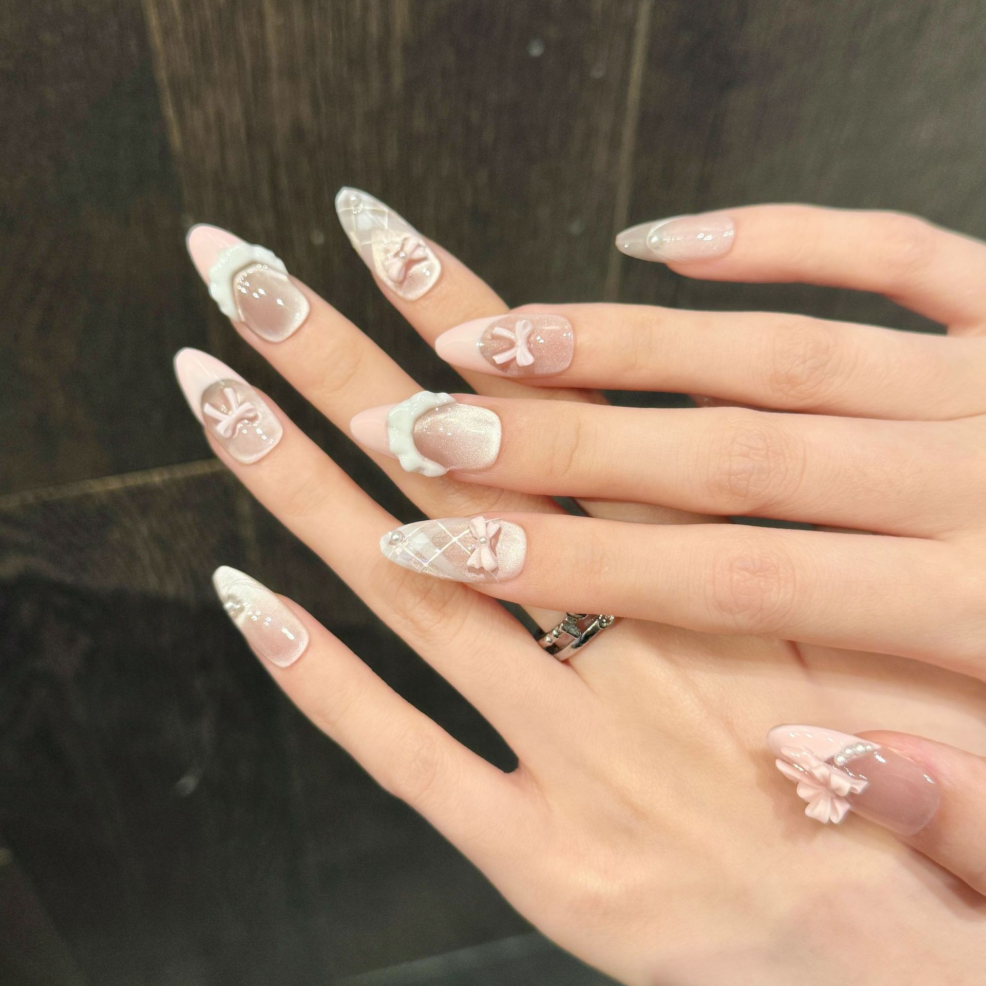 10pcs Handmade Press on Nails  - Nail Art Strawberry review and price