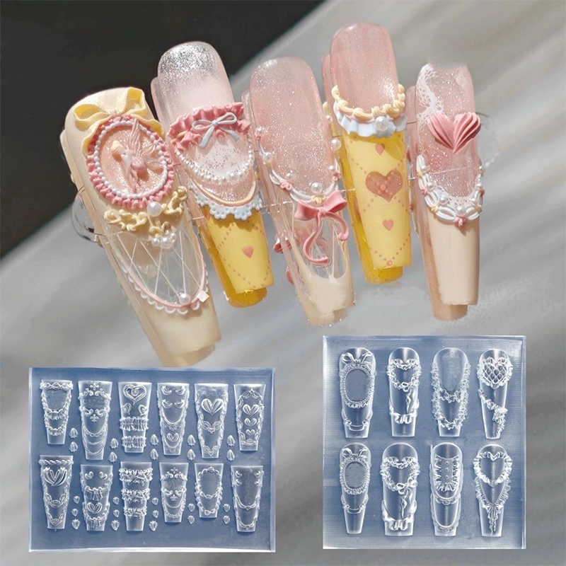 Z. Cake Cream Skirt Bowknot Ri - Nail Art Zone review and price
