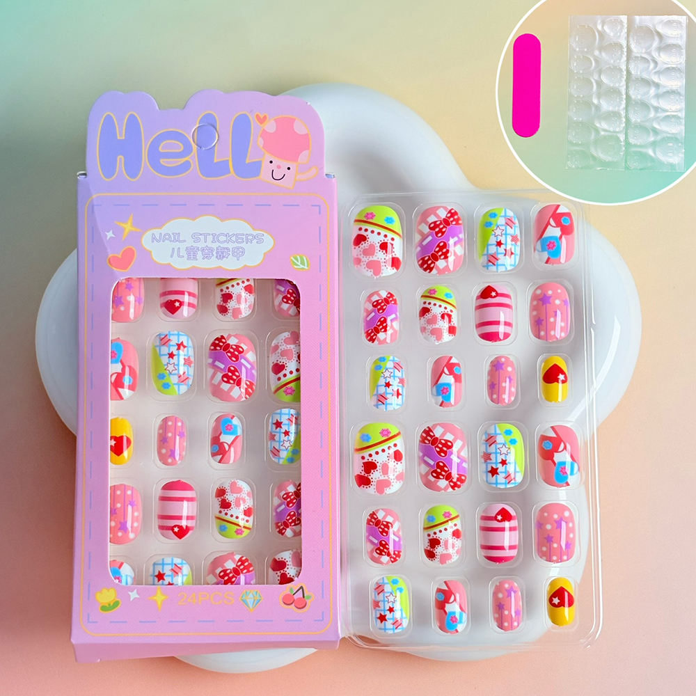24Pcs/Box Lovely Red Cherry St - Nail Art Strawberry review and price