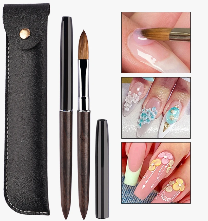 100% Kolinsky Acrylic Nail Bru - Nail Art Violet review and price