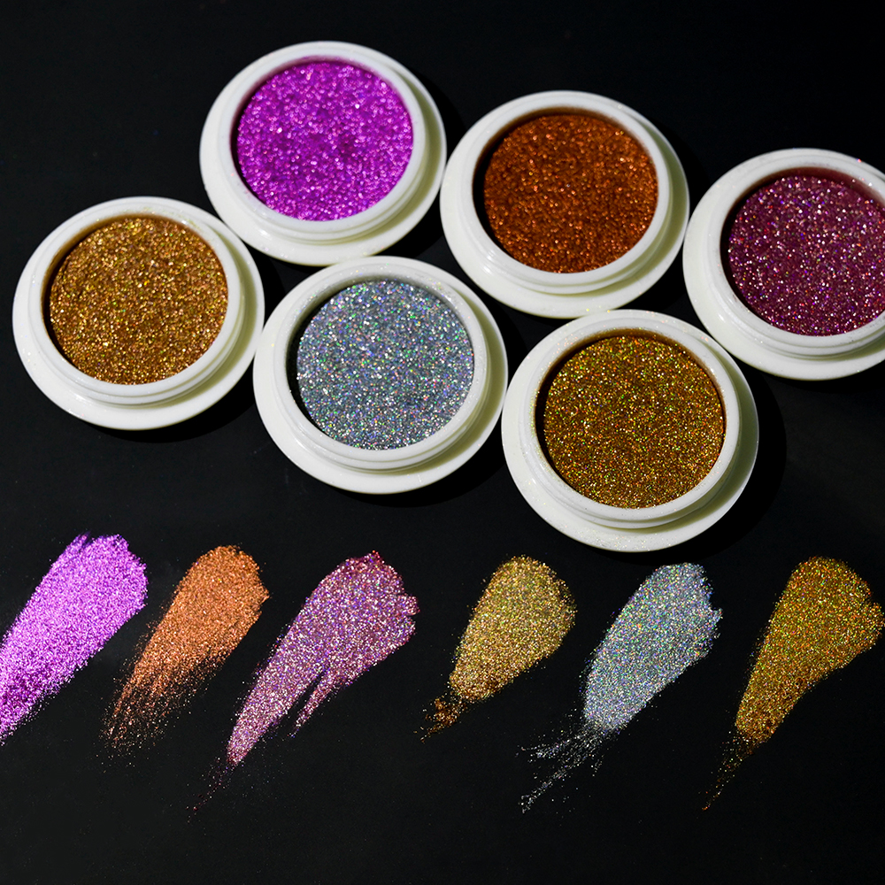 6 Colors Chrome Laser Nail Pow - Nail Glitter Chrome review and price
