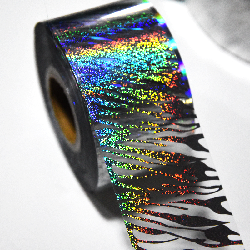 100meters Holographic Zebra Fo - Nail Art Zebra Design review and price