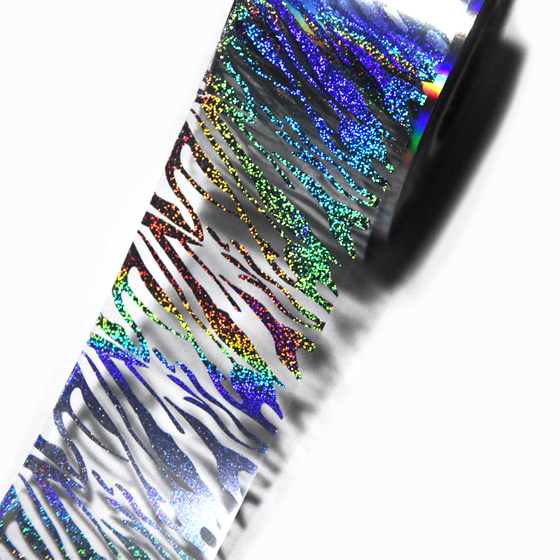 100meters Holographic Zebra Fo - Nail Art Zebra Design review and price