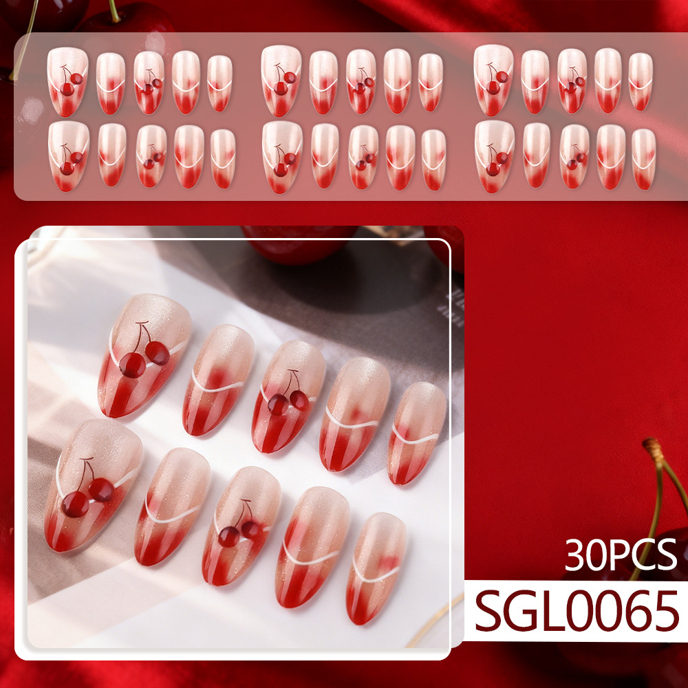 24Pcs fake nail art, new Frenc - Nail Art Full Cat Eye review and price