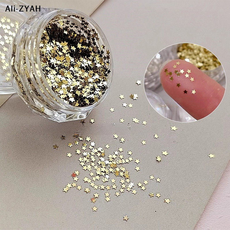 【Z】1mm Sparkling Star Nail Gli - Nail Art Zone review and price
