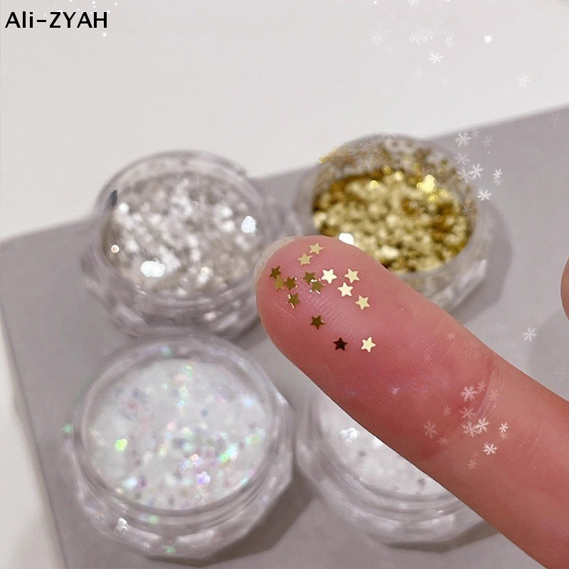 【Z】1mm Sparkling Star Nail Gli - Nail Art Zone review and price