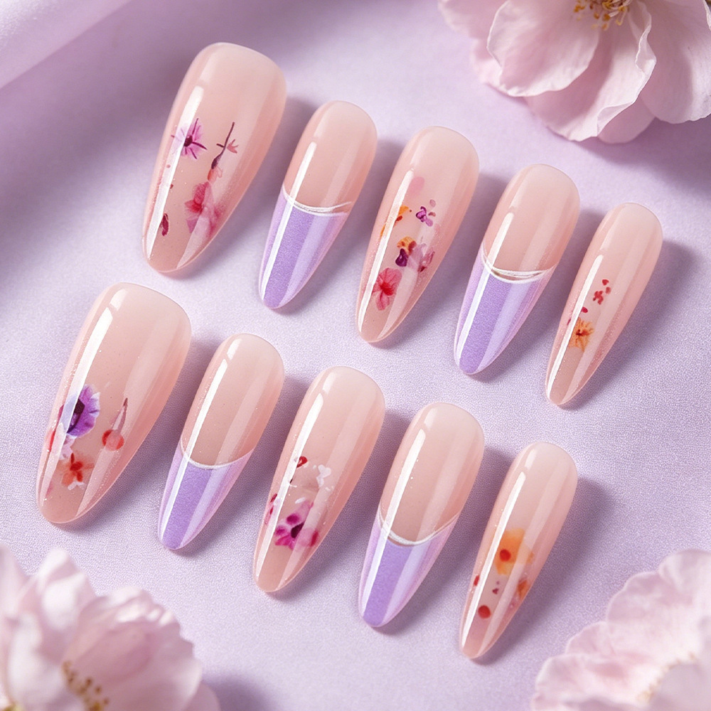 24Pcs fake nail art, daily spr - Nail Art Full Cat Eye review and price