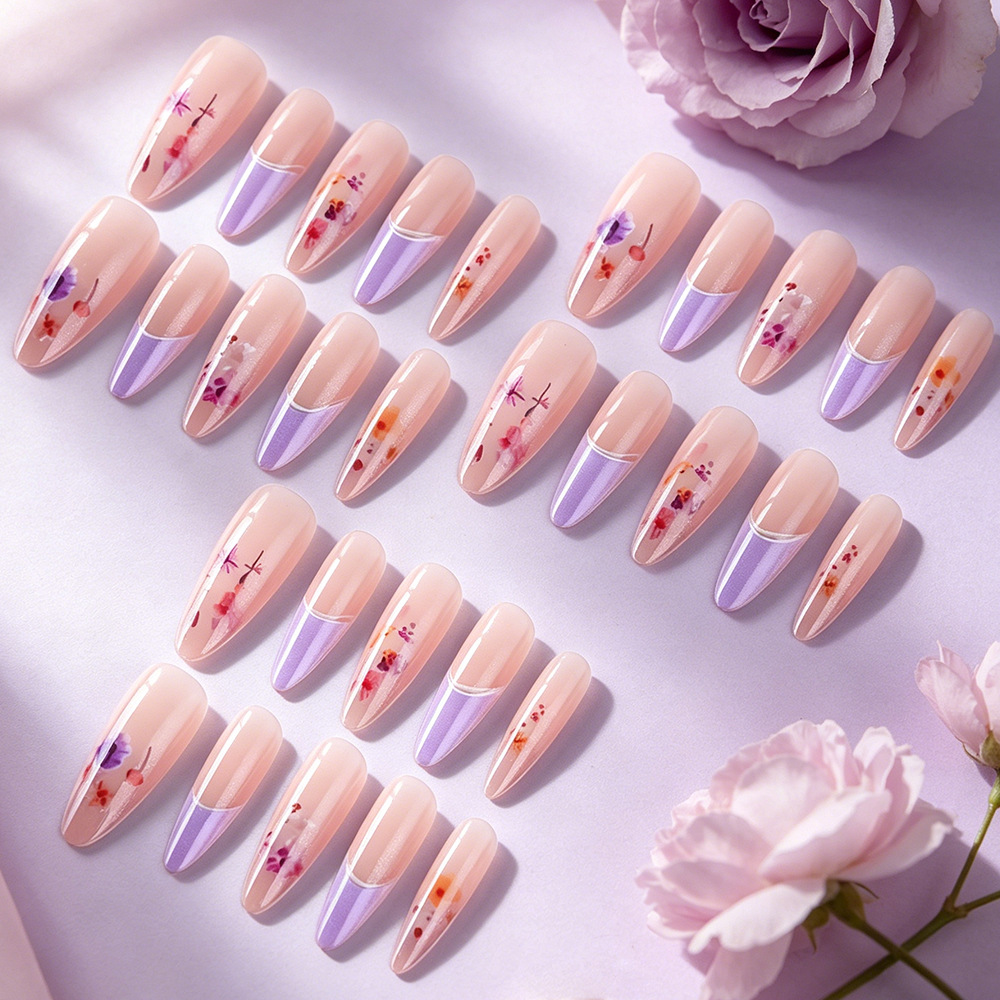 24Pcs fake nail art, daily spr - Nail Art Full Cat Eye review and price