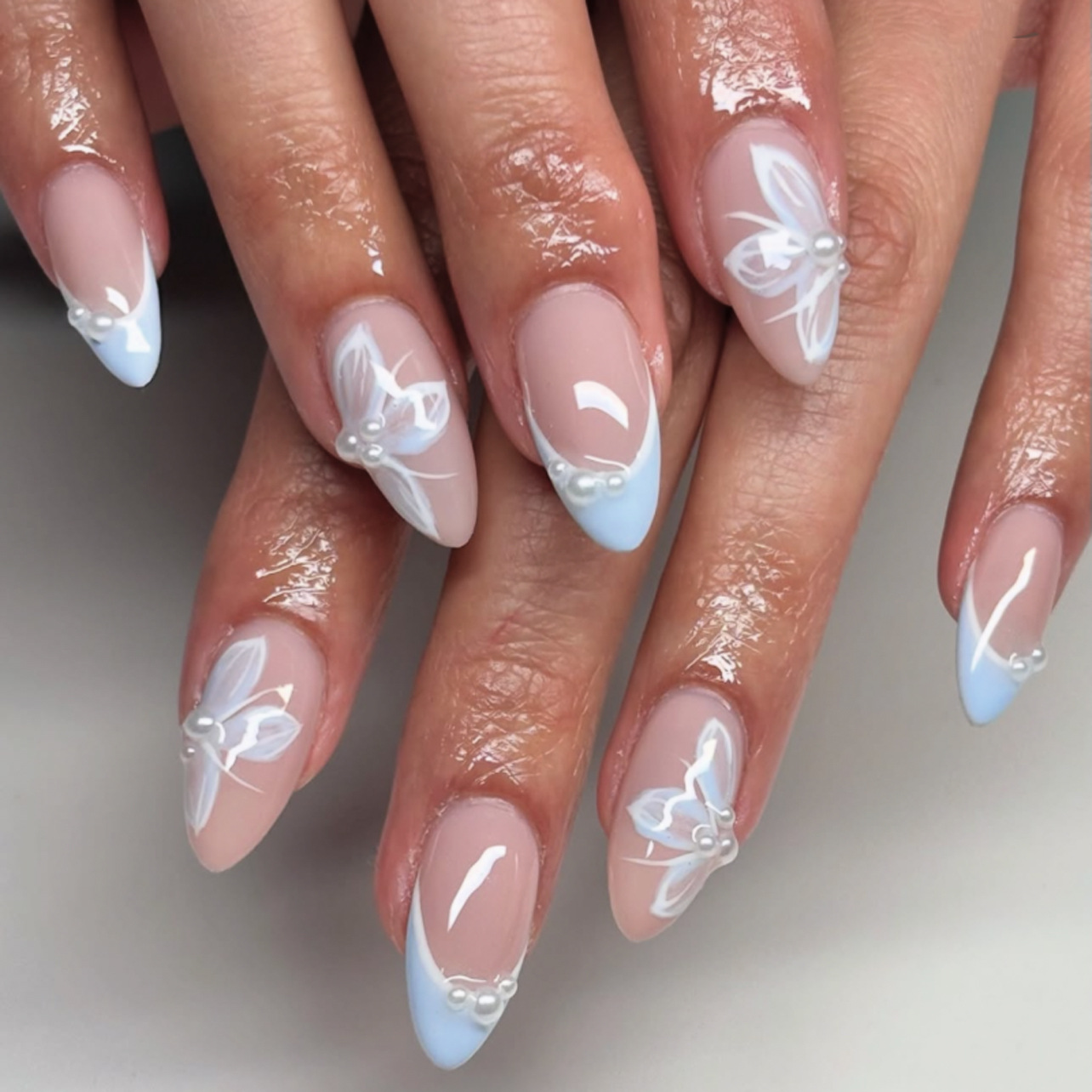 24Pcs Yellow Floral French Des - Nail Art Simple review and price