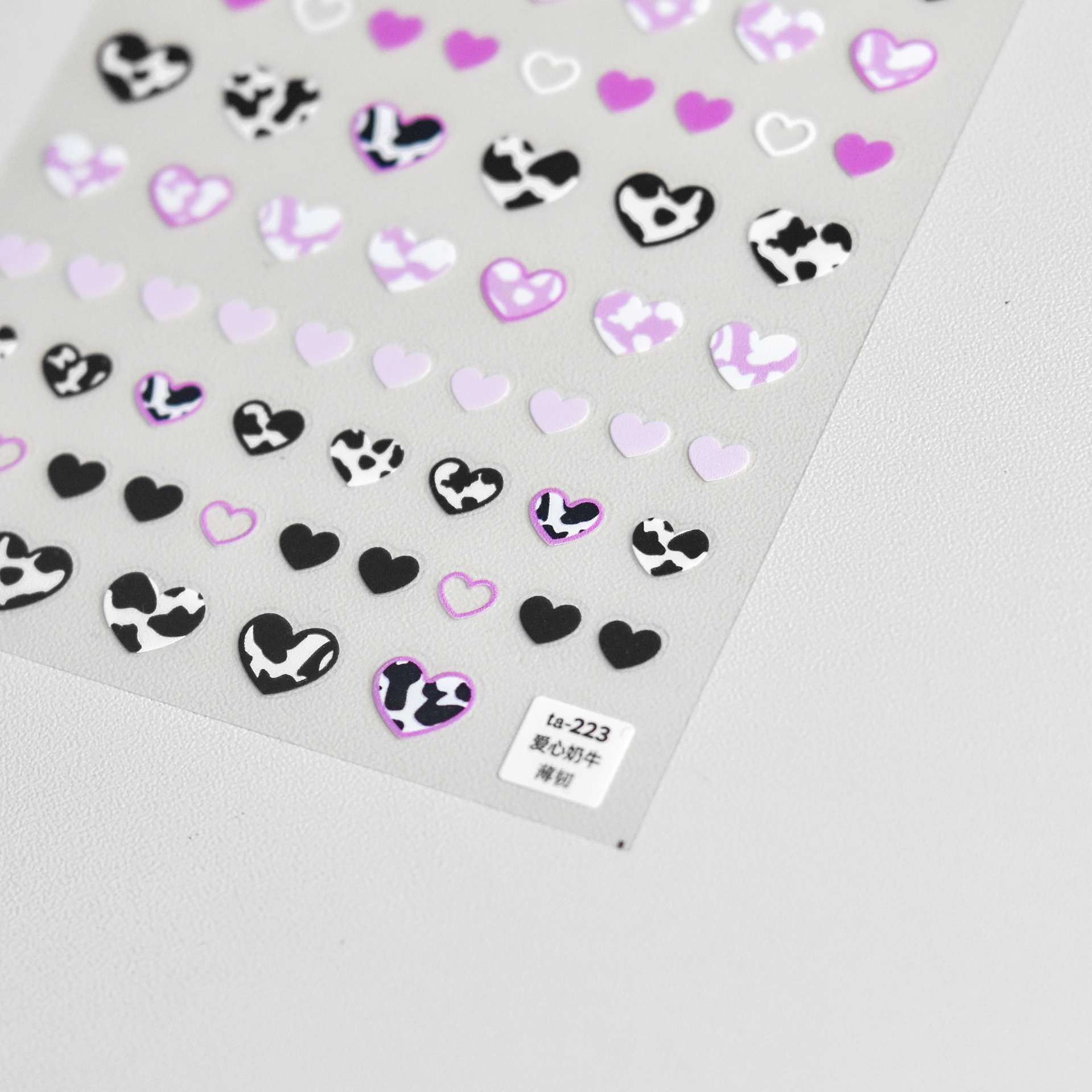 Animal Patterned Love Heart Na - Nail Art Zebra Design review and price