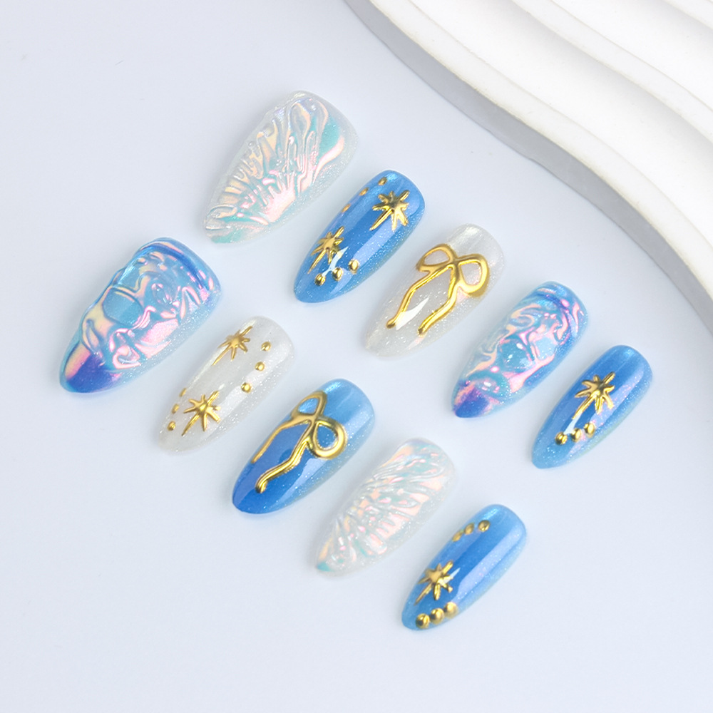 24Pcs fake nail art, daily nai - Nail Art Full Cat Eye review and price