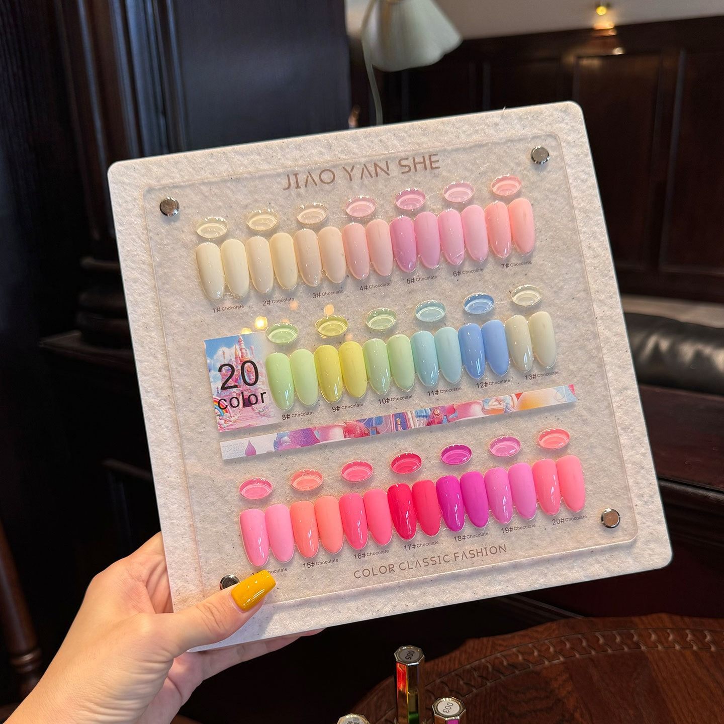 20Pcs/Set Purple Green Blue Co - Nail Art Violet review and price