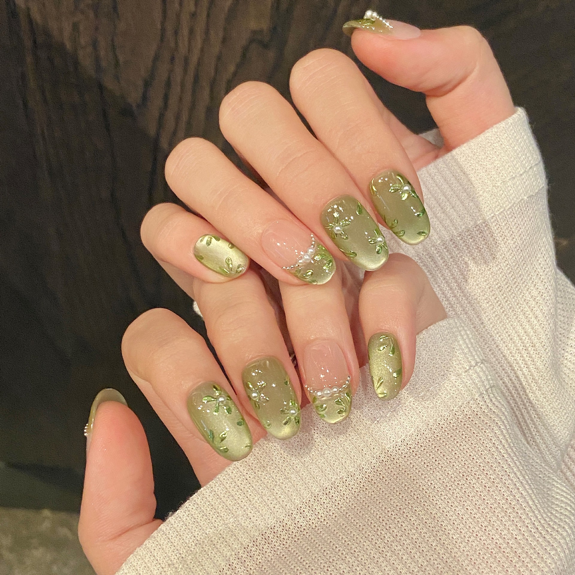 10pcs Handmade Press on Nails  - Nail Art Strawberry review and price