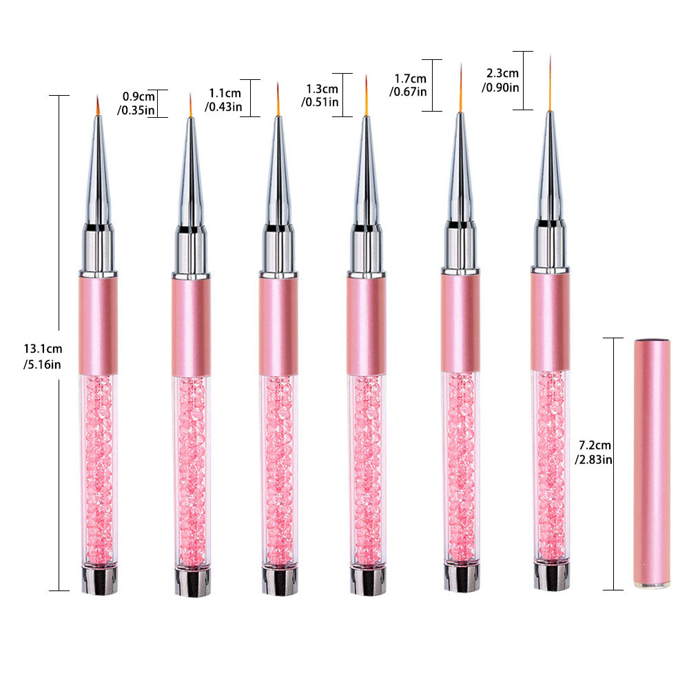 6pcs/Set Acrylic French Stripe - Nail Art Rame review and price