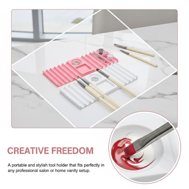 Reusable Nail Art Palette with - Nail Art Rame review and price
