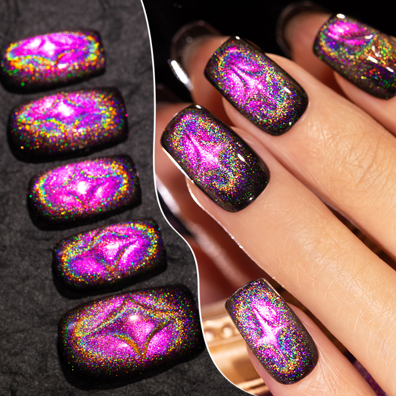 AWStorG 5ML Colorful Laser Cat - Nail Art Rainbow review and price