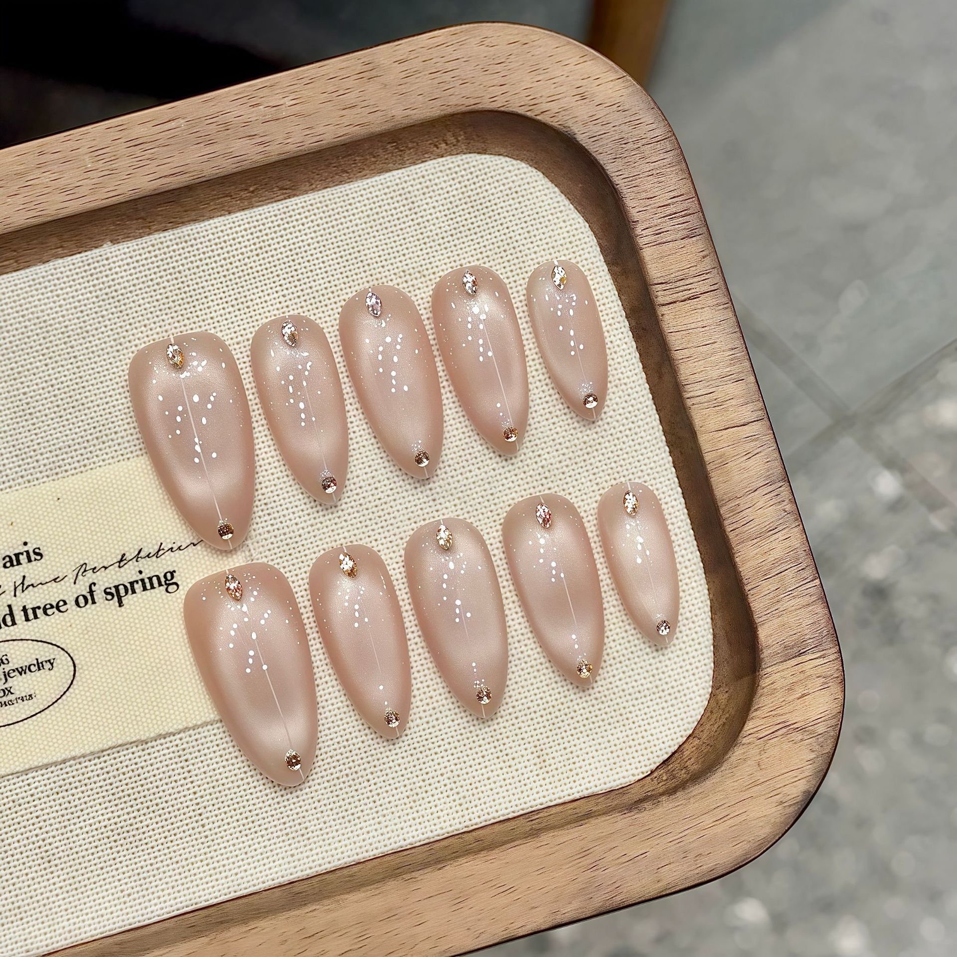 Handmade Nude Press on Nails C - Nail Art Simple review and price