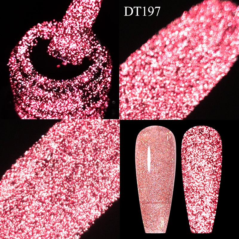 MEET ACROSS 7ml Reflective Gli - Nail Art Violet review and price