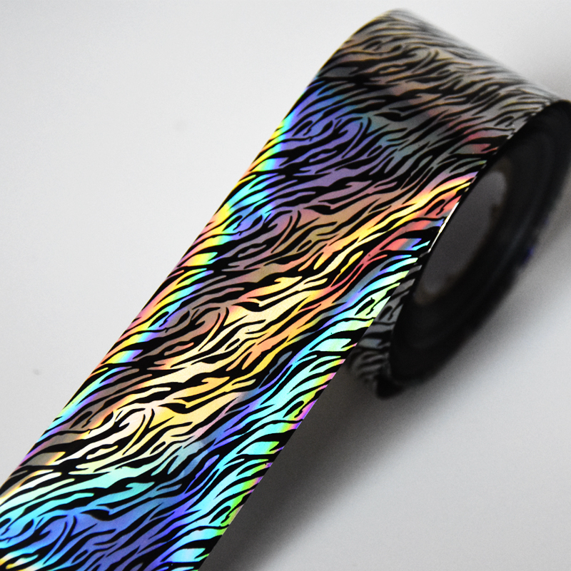 100meters/roll Holographic Nai - Nail Art Zebra Design review and price