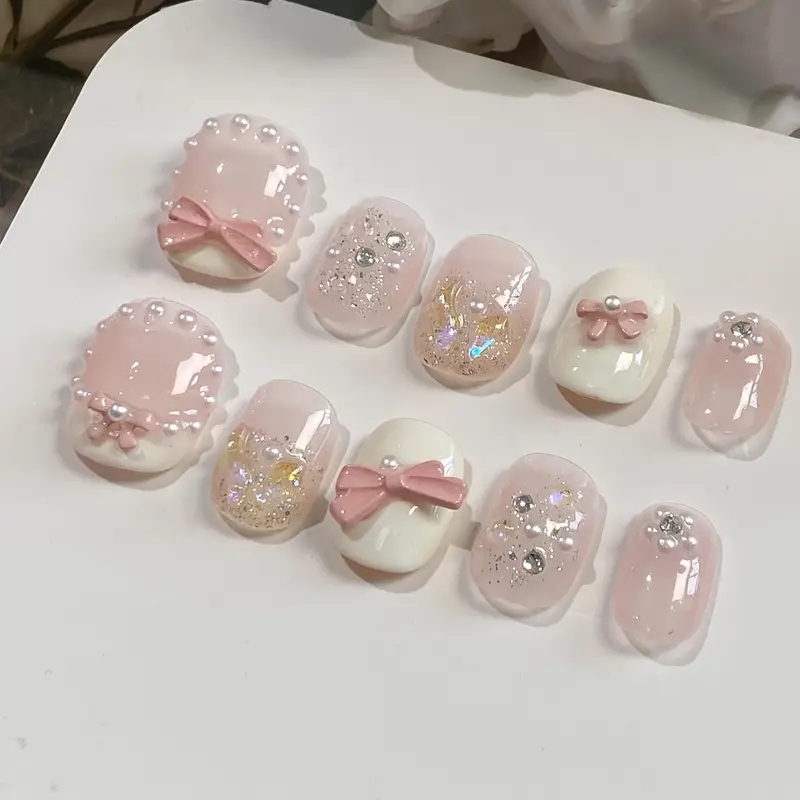 10pcs high-end Light luxury sh - Nail Art Strawberry review and price