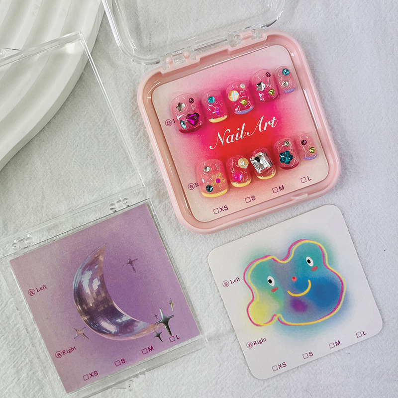 50Pcs 6.5x6.5cm 8x8cm Press On - Nail Art Rame review and price