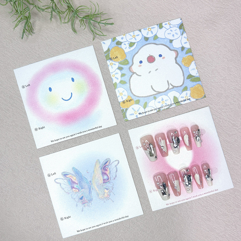 50Pcs 6.5x6.5cm 8x8cm Press On - Nail Art Rame review and price