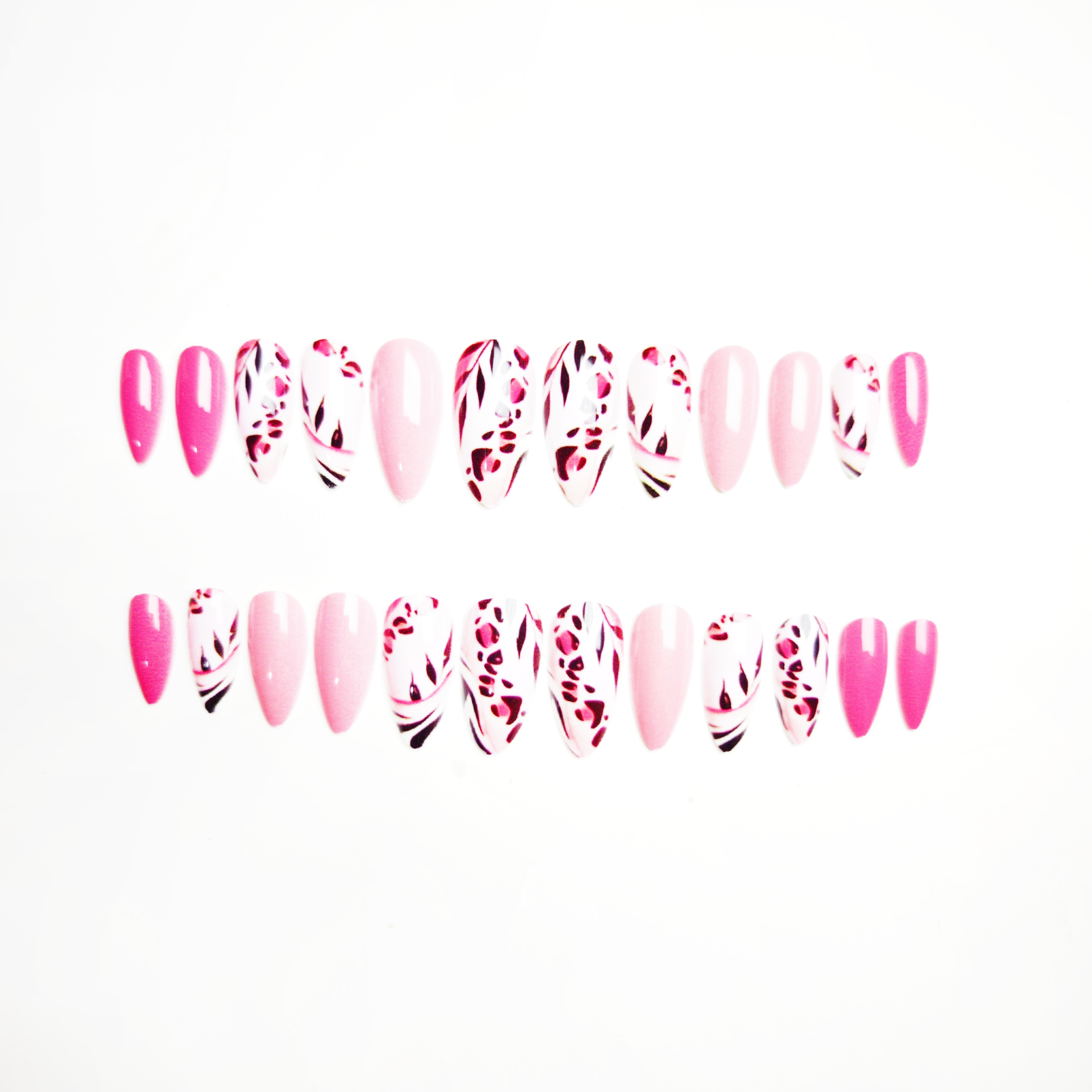 24-Piece Nail Art Set with Ros - Nail Art Zebra Design review and price
