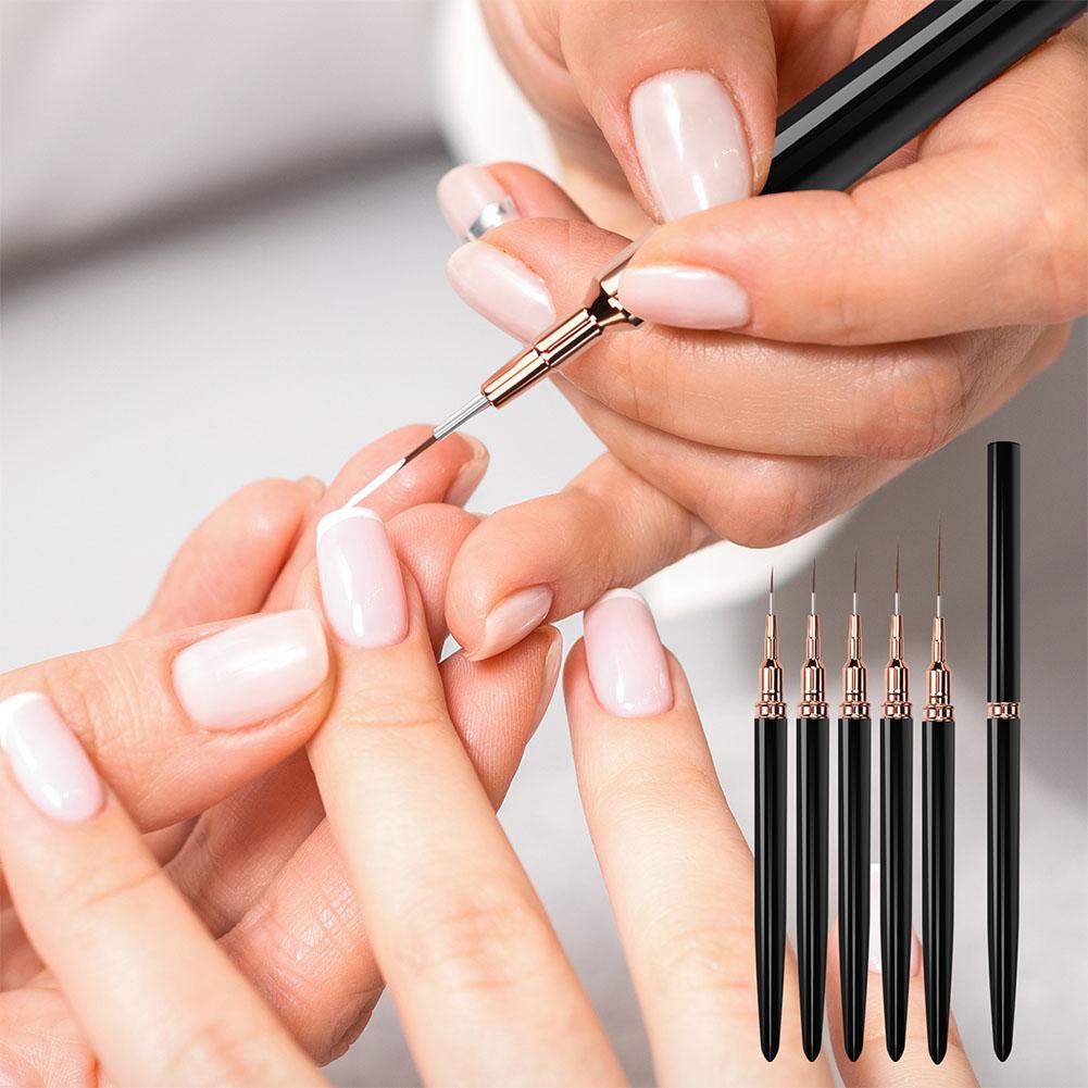 5pcs Nail Art Liner Brush Set  - Nail Art Rame review and price