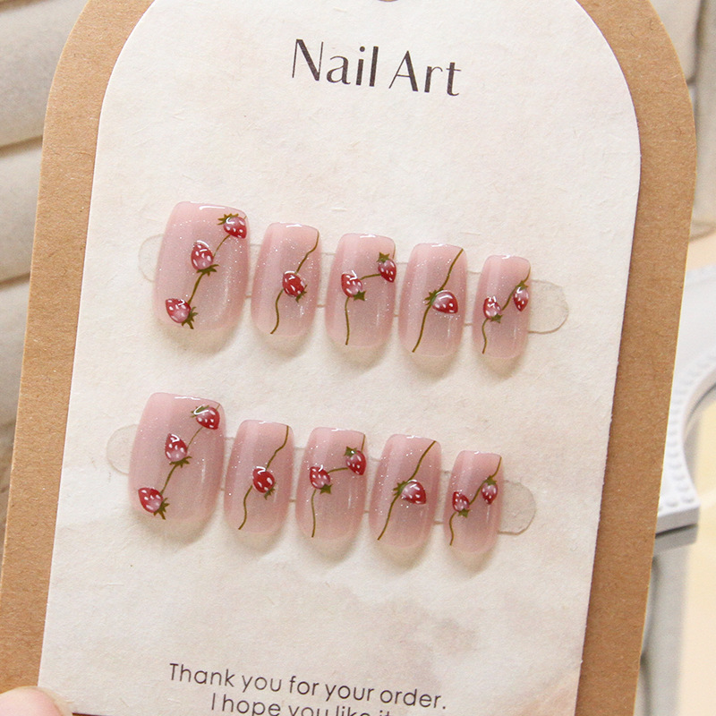 10 Pcs Women Handmade Press on - Nail Art Simple review and price