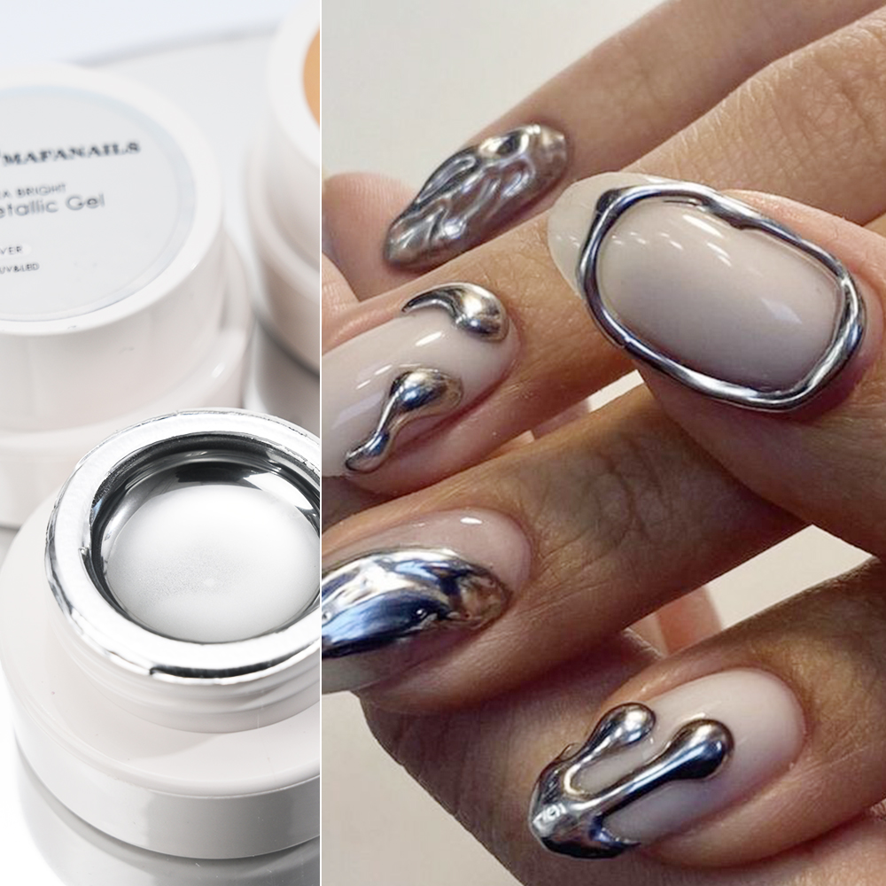 8g/Jar Y2K Mirror Metallic Pai - Nail Glitter Chrome review and price