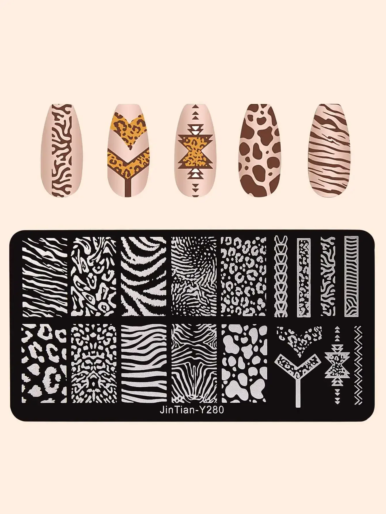 1sheet Zebra Striped Gel Polis - Nail Art Zebra Design review and price