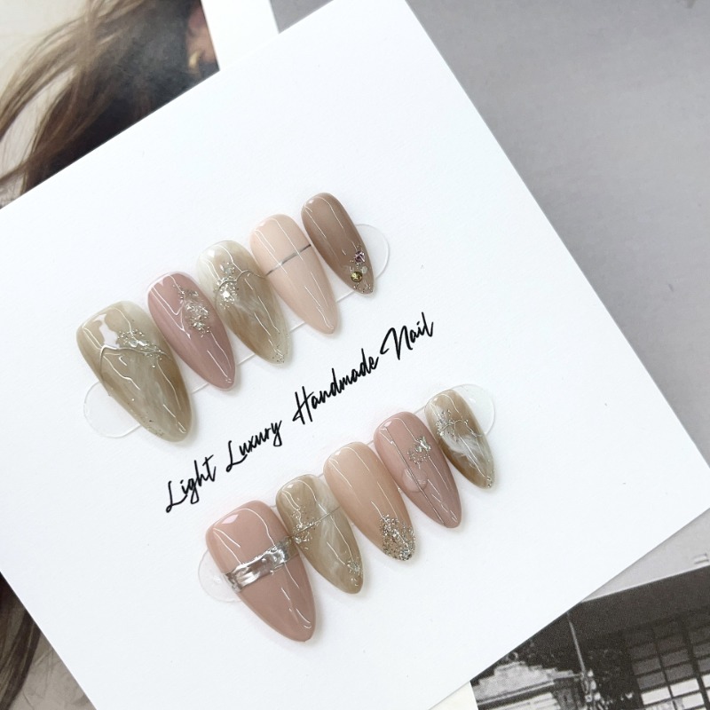 Handmade Simple Fake Press on  - Nail Art Simple review and price