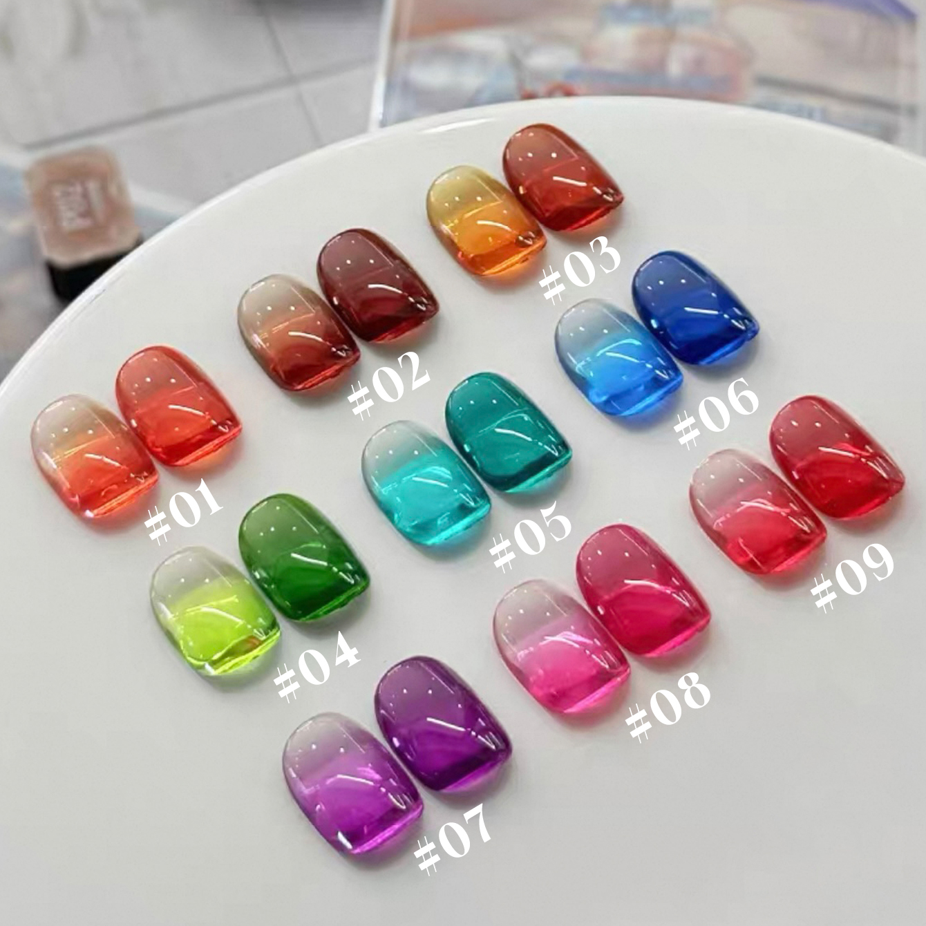 12ml Transparent Jelly Gel Pol - Nail Art Rainbow review and price