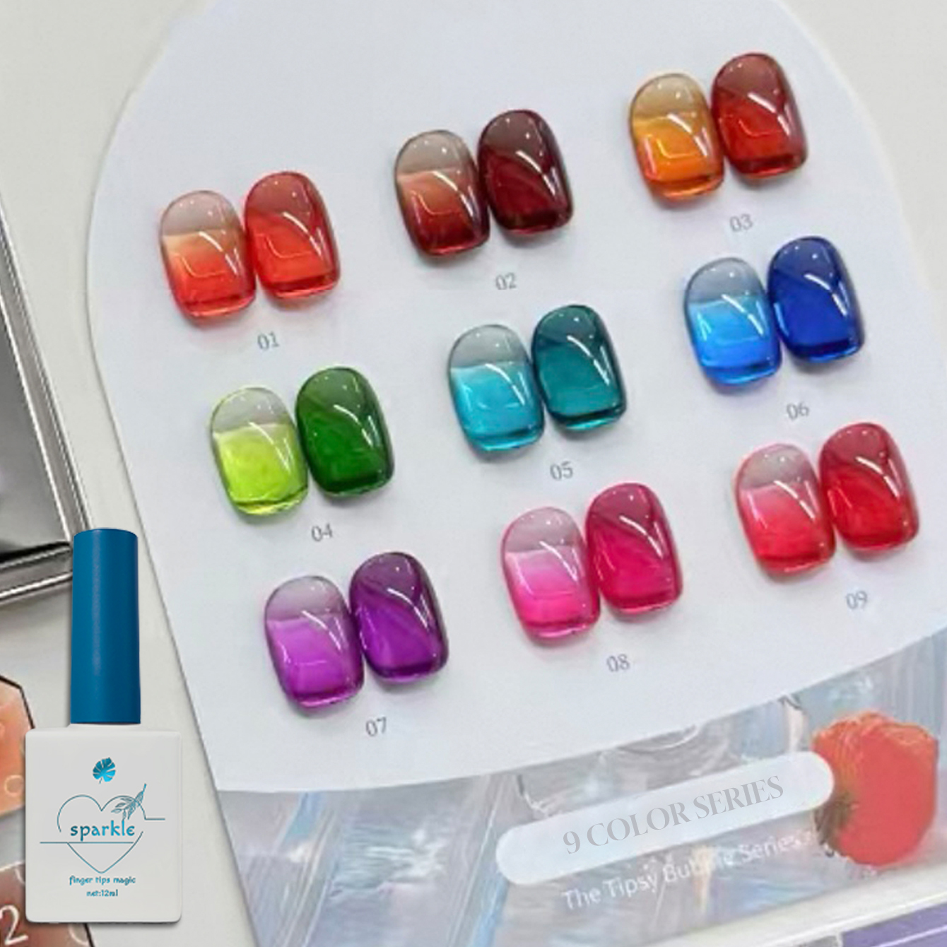 12ml Transparent Jelly Gel Pol - Nail Art Rainbow review and price