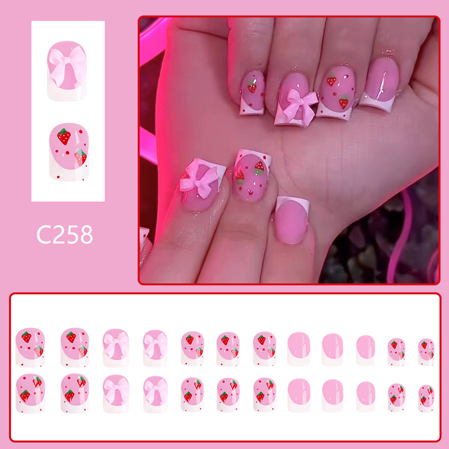 24pcs Red Strawberry Designs F - Nail Art Strawberry review and price