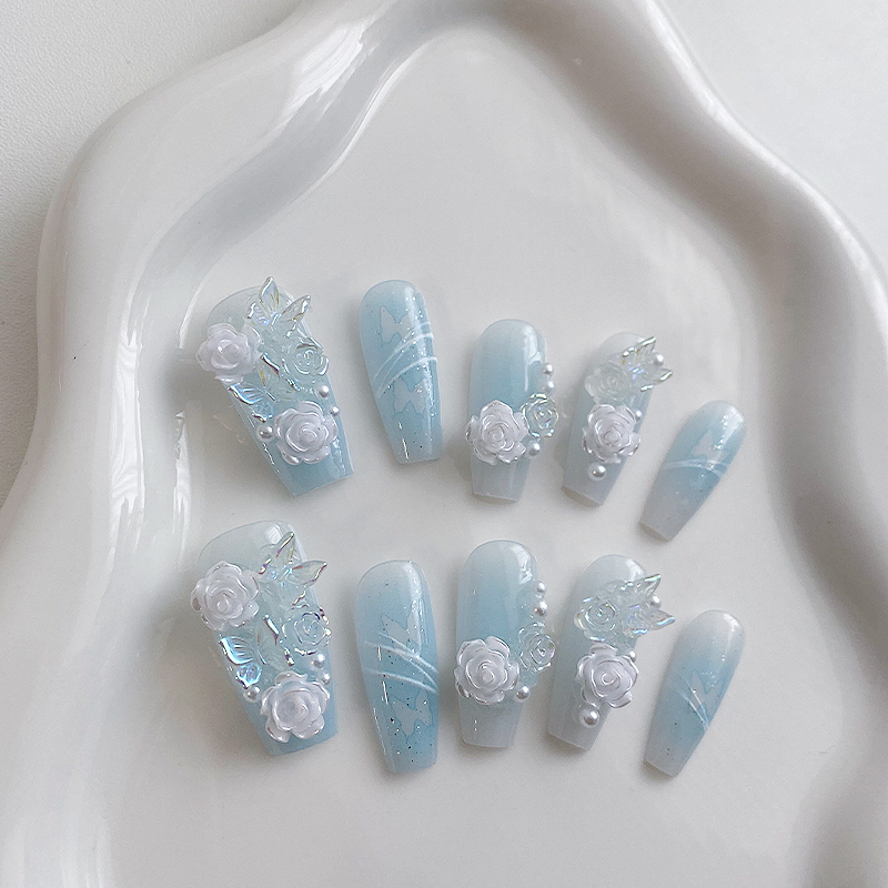 10 pieces of handmade coffin s - Nail Art Strawberry review and price