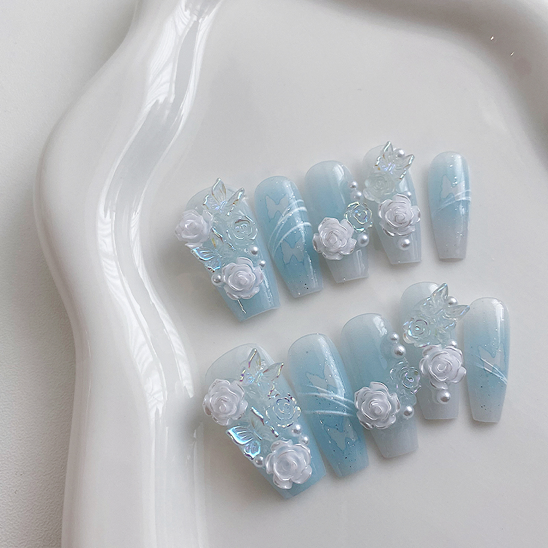 10 pieces of handmade coffin s - Nail Art Strawberry review and price