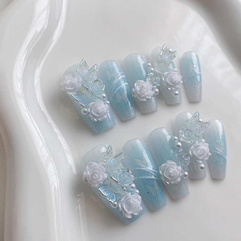 10 pieces of handmade coffin s - Nail Art Strawberry review and price