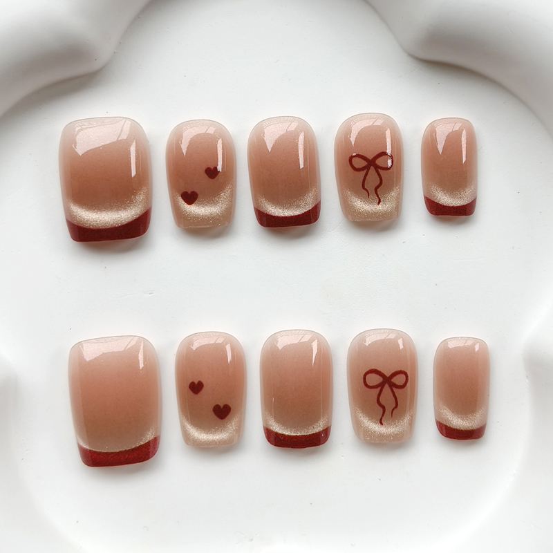 10Pcs French Style Cute Sweeth - Nail Art Strawberry review and price