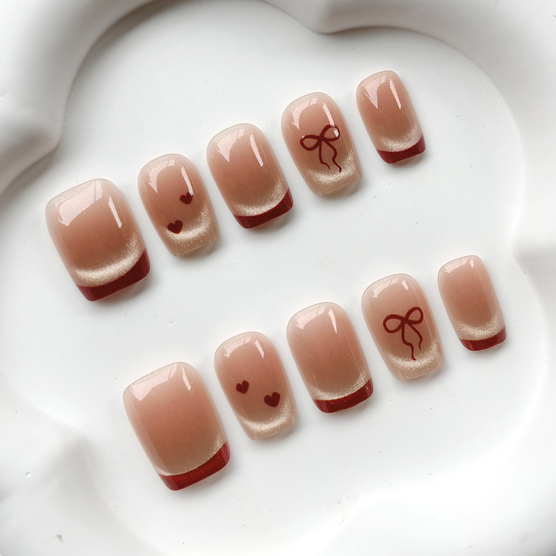 10Pcs French Style Cute Sweeth - Nail Art Strawberry review and price