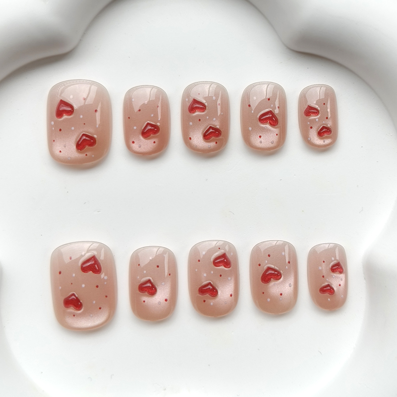 10Pcs French Style Cute Sweeth - Nail Art Strawberry review and price